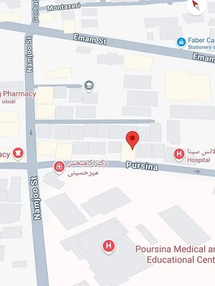 لوکیشن سالن مریم سیف