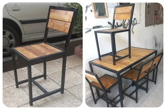 دکوراسیون فلز و چوبی پاکیزه در قم