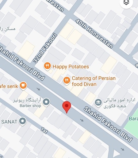 لوکیشن سالن زیبایی سانی
