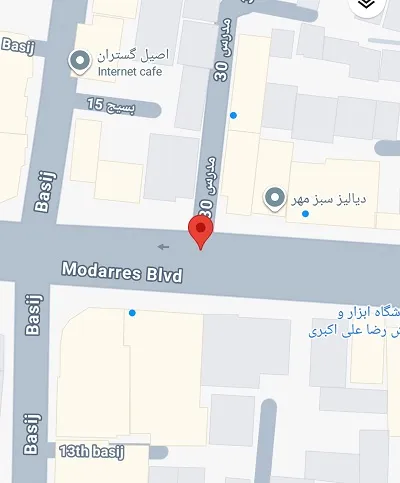 لوکیشن مزون نرگس در سبزوار